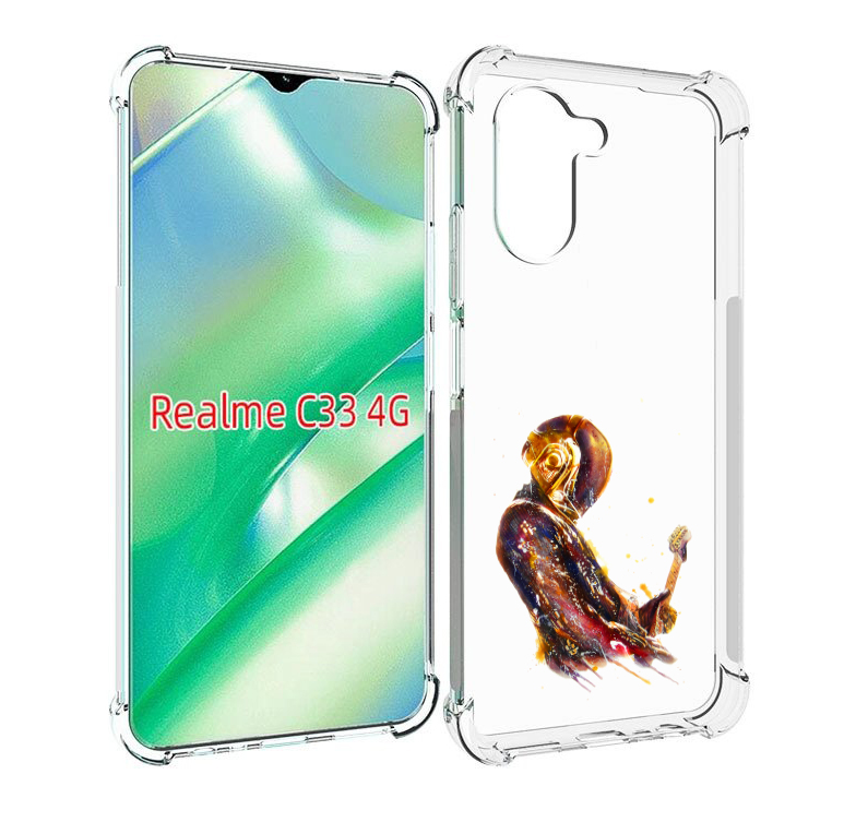

Чехол MyPads космо-музыкант для Realme C33 4G, Прозрачный, Tocco