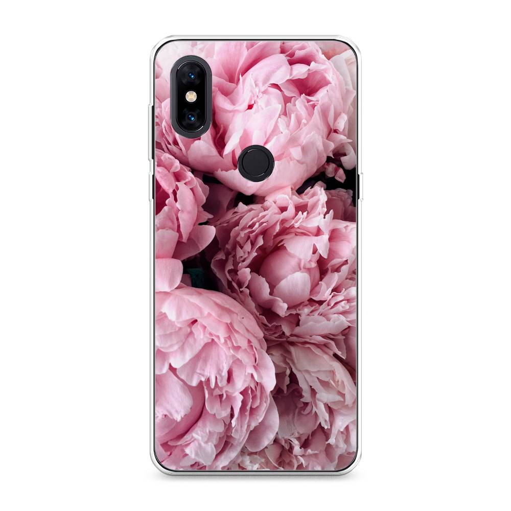 

Чехол Awog на Xiaomi Mi Mix 3 "Нежные пионы", Разноцветный, 34950-8