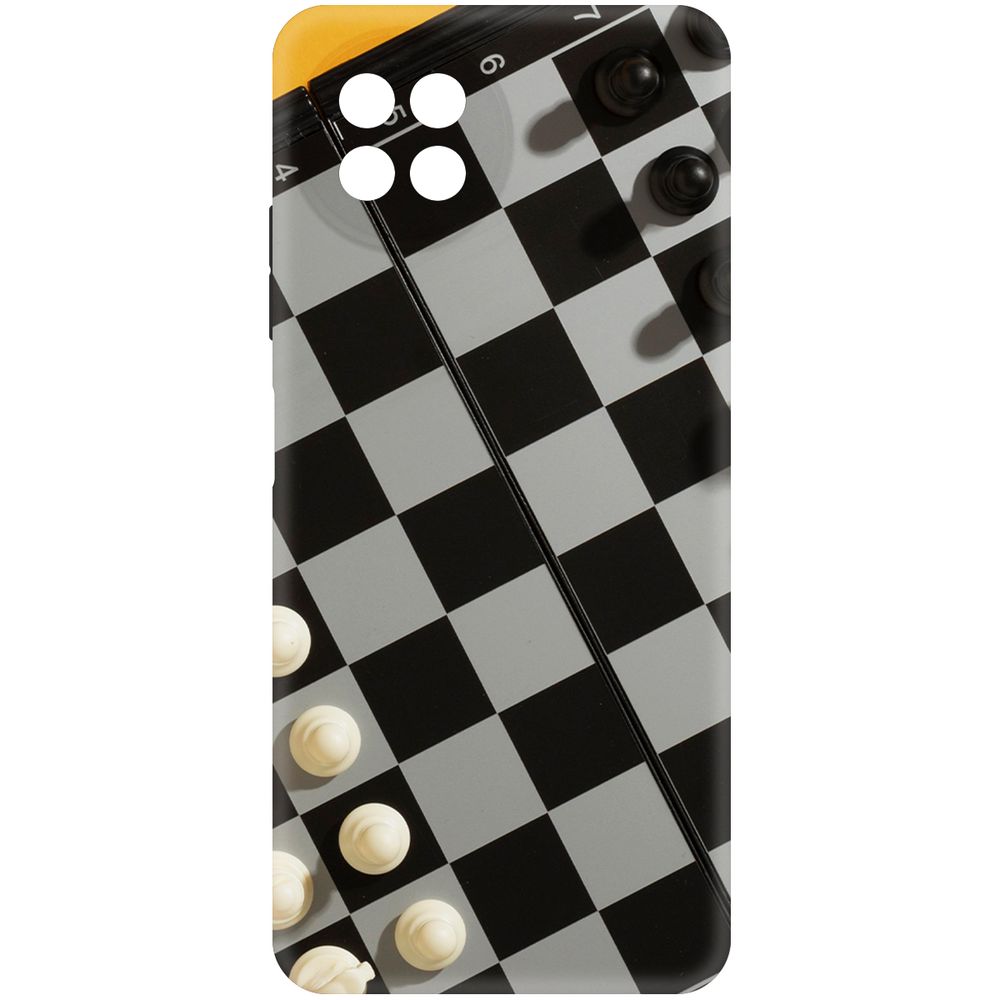 

Чехол-накладка Krutoff Soft Case Шахматы для Itel S23 черный