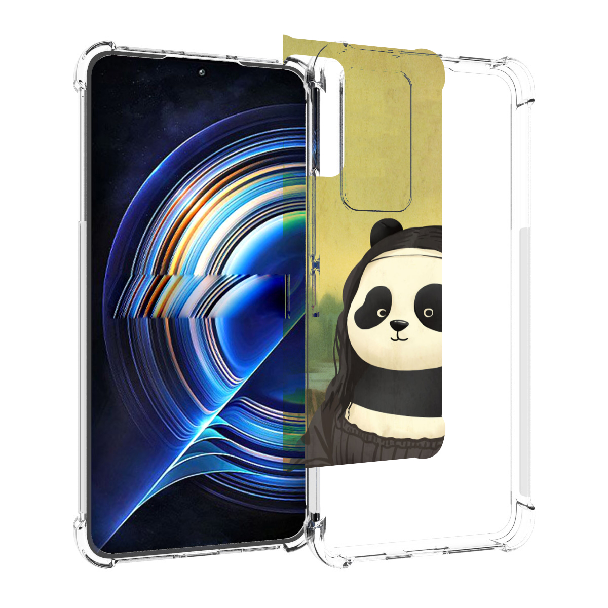 

Чехол MyPads панда монализа для Tecno Camon 19 Neo, Прозрачный, Tocco