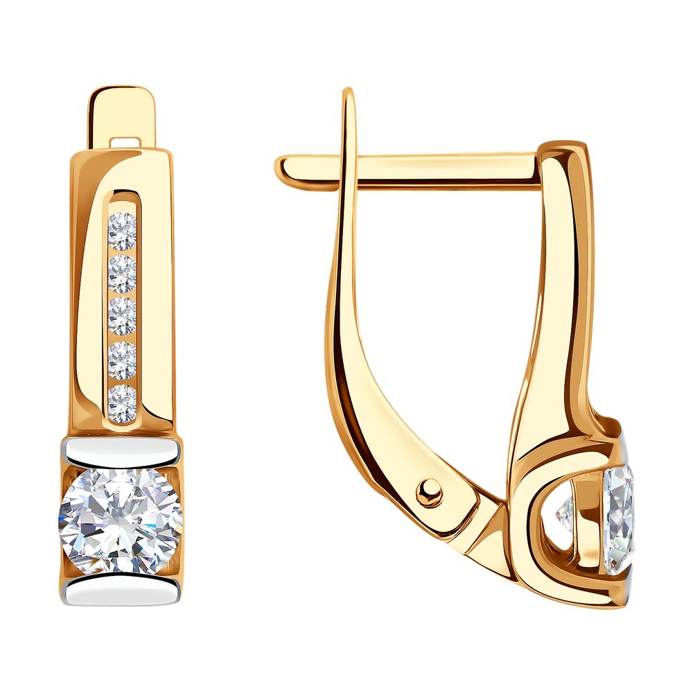 

Серьги женские из золота SOKOLOV 81020518, фианит
