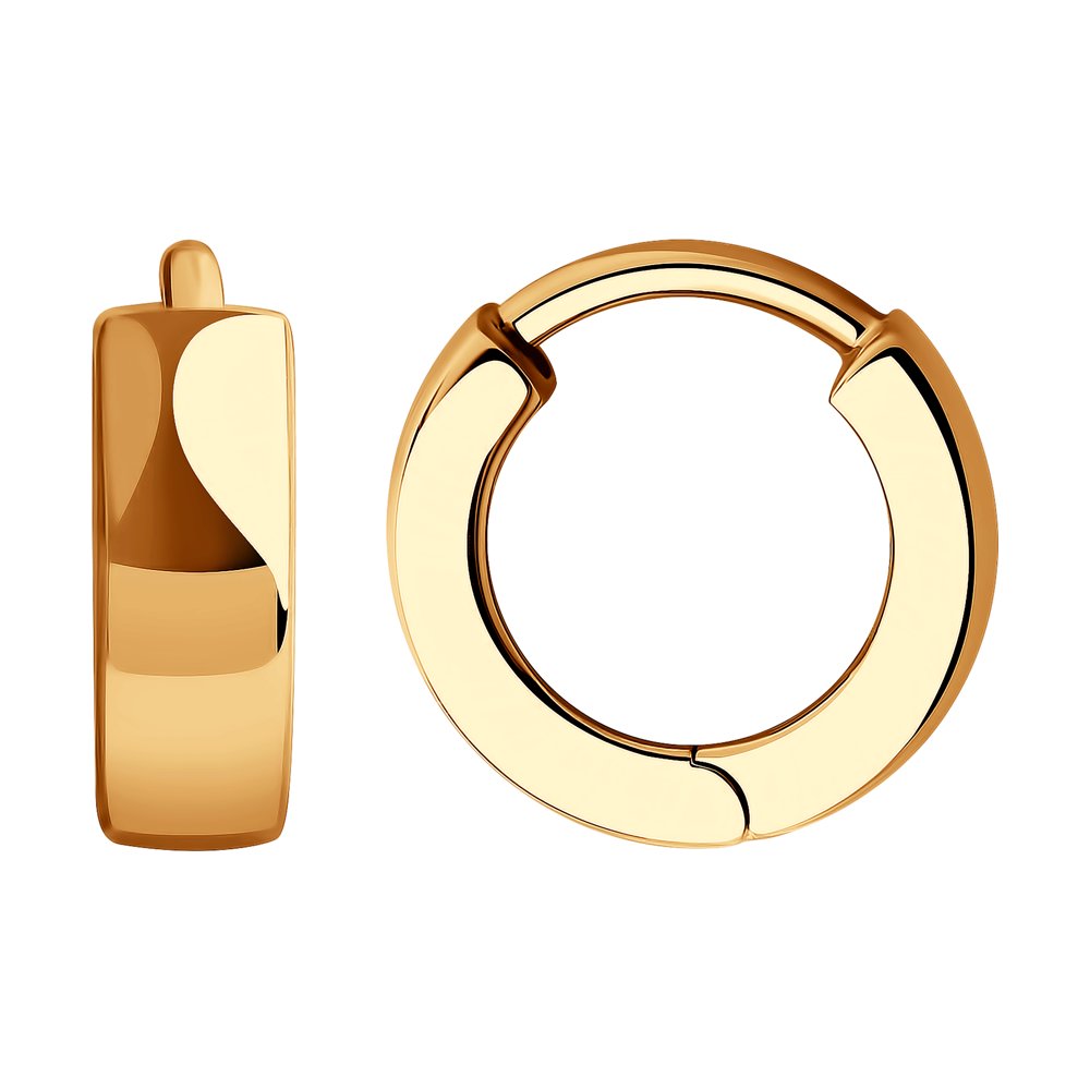 

Серьги конго из красного золота SOKOLOV 028646, 028646