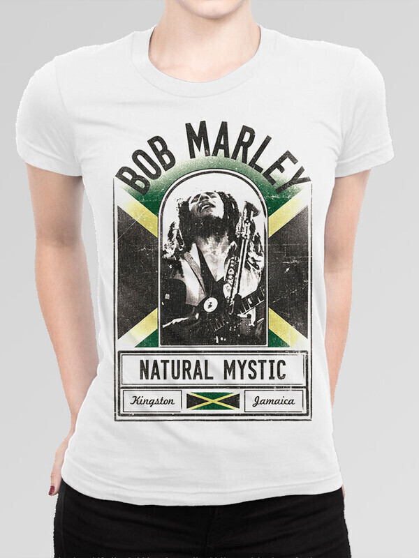 

Футболка женская Dream Shirts Боб Марли - Bob Marley Женская 50008791 белая S, Боб Марли - Bob Marley Женская 50008791