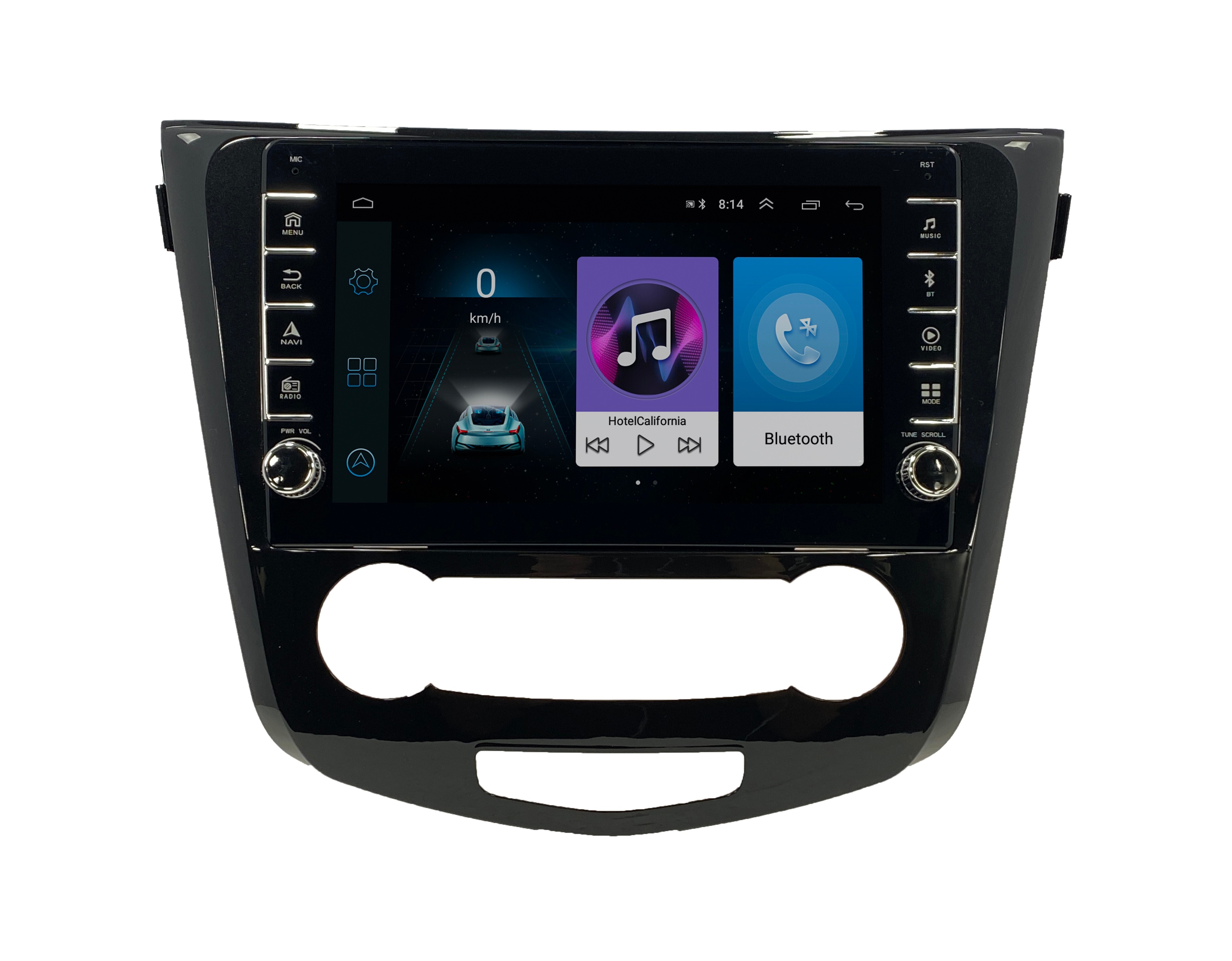 Автомагнитола ANDROID Nissan Qashkai 2014-2021 Кондиционер 216GB с крутилками Android 2115500₽