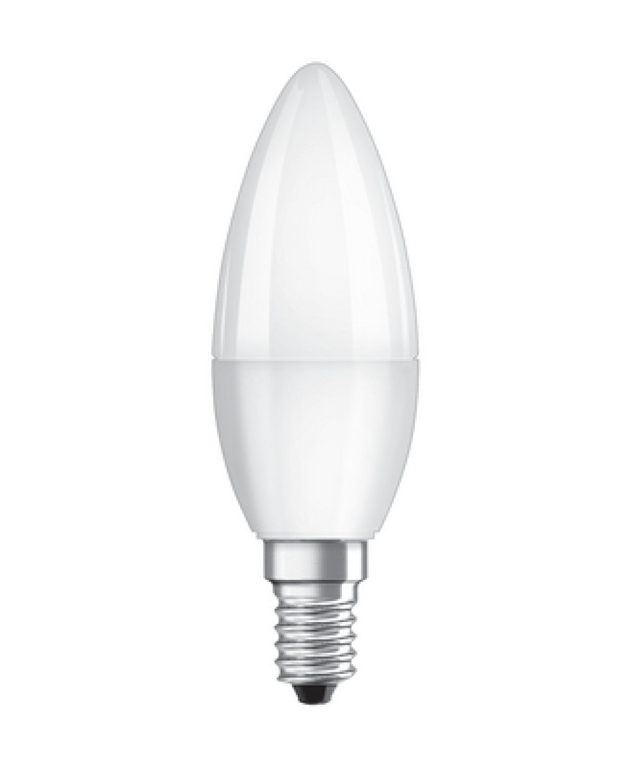 

Лампа накаливания Osram Classic B FR 40W цоколь E14 свеча матовая теплый свет