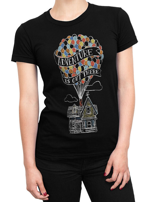 

Футболка женская Dream Shirts Мультфильм Вверх Женская 50008831 черная M, Мультфильм Вверх Женская 50008831