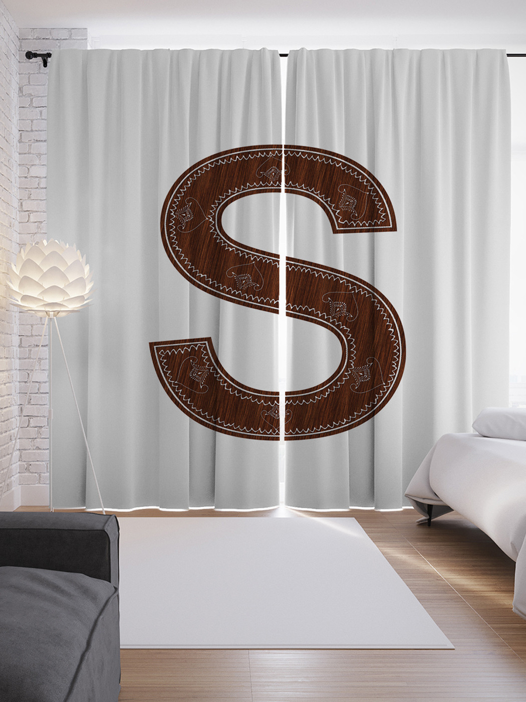 

Шторы JoyArty с фотопечатью "Королевская s" из сатена, 290х265 см, Королевская s