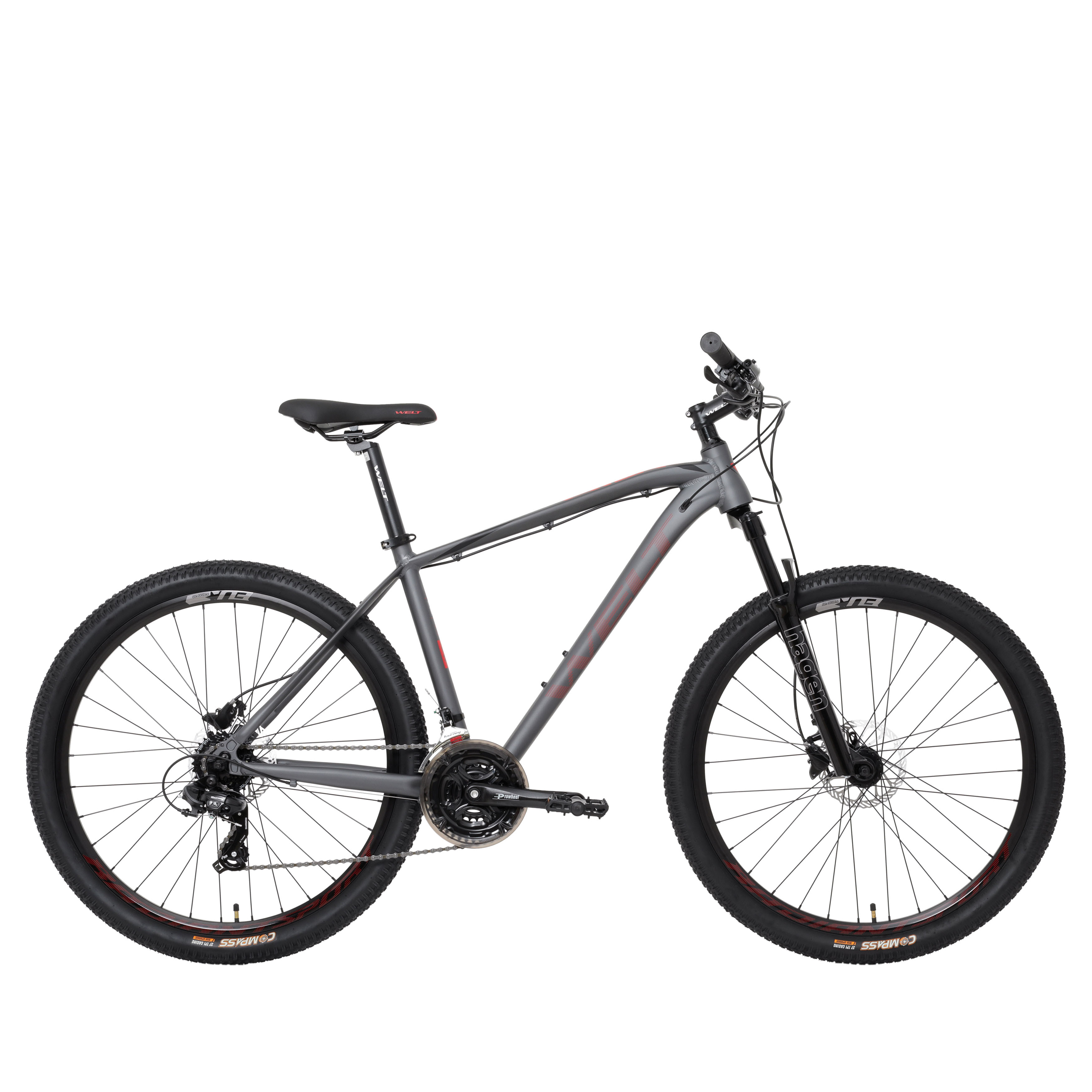 Велосипед Welt Raven 1.0 Hd 27 2024 Anthracite (Дюйм:16) 2024