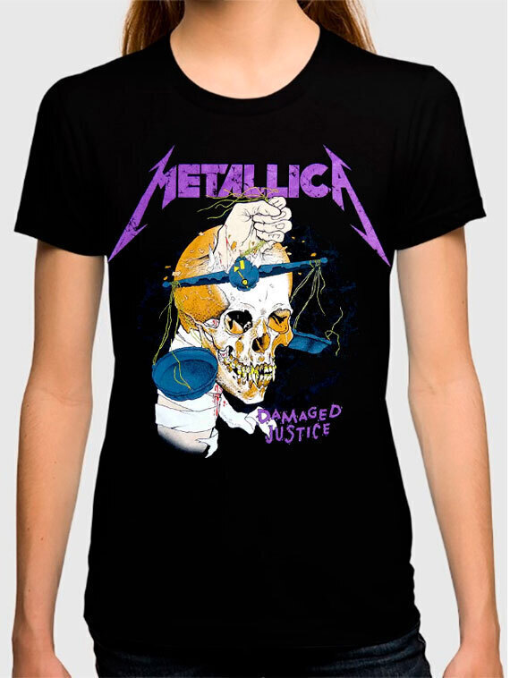 

Футболка женская Dream Shirts Metallica Женская 50008851 черная 3XL, Metallica Женская 50008851