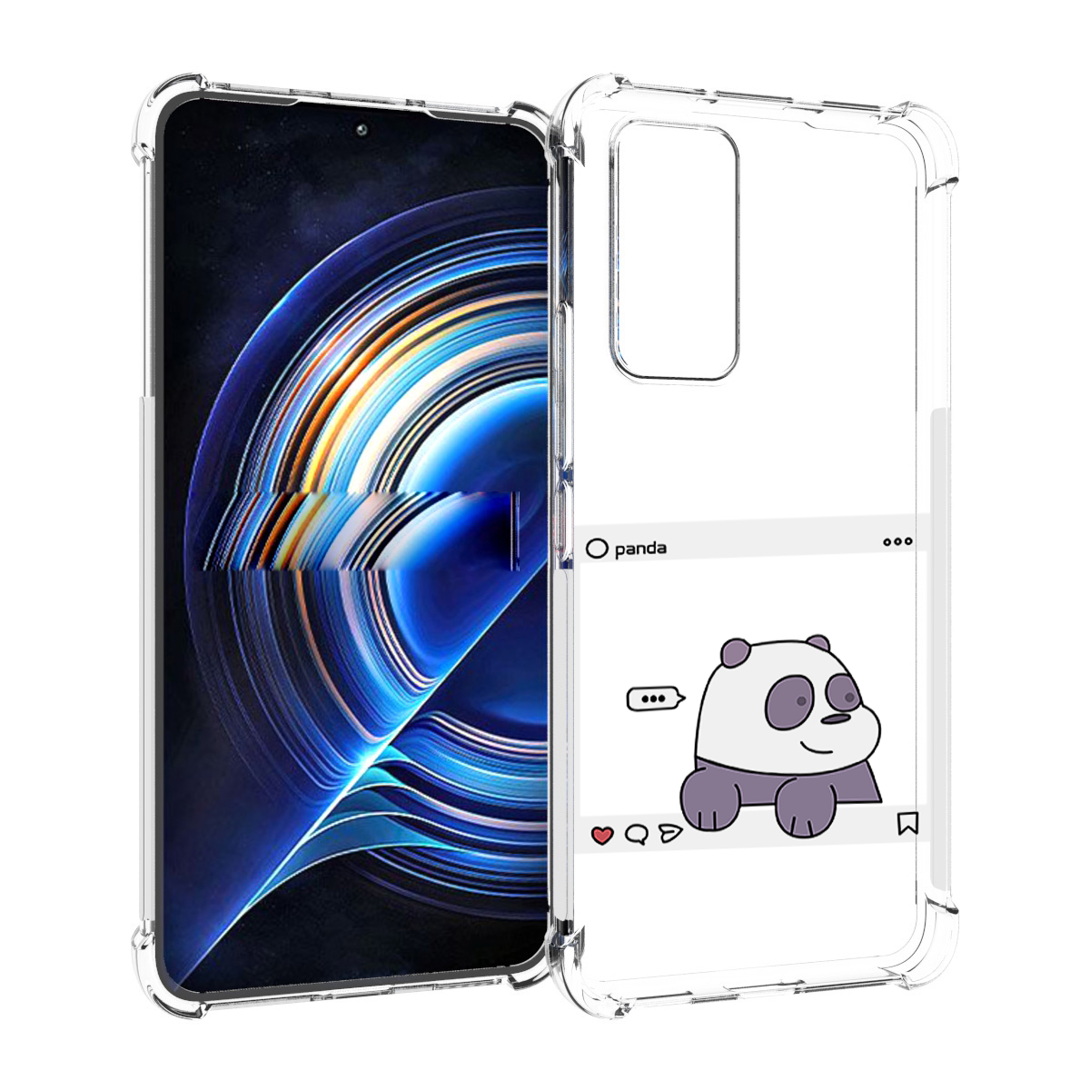 

Чехол MyPads пандочка-фотка для Tecno Camon 19 Neo, Прозрачный, Tocco