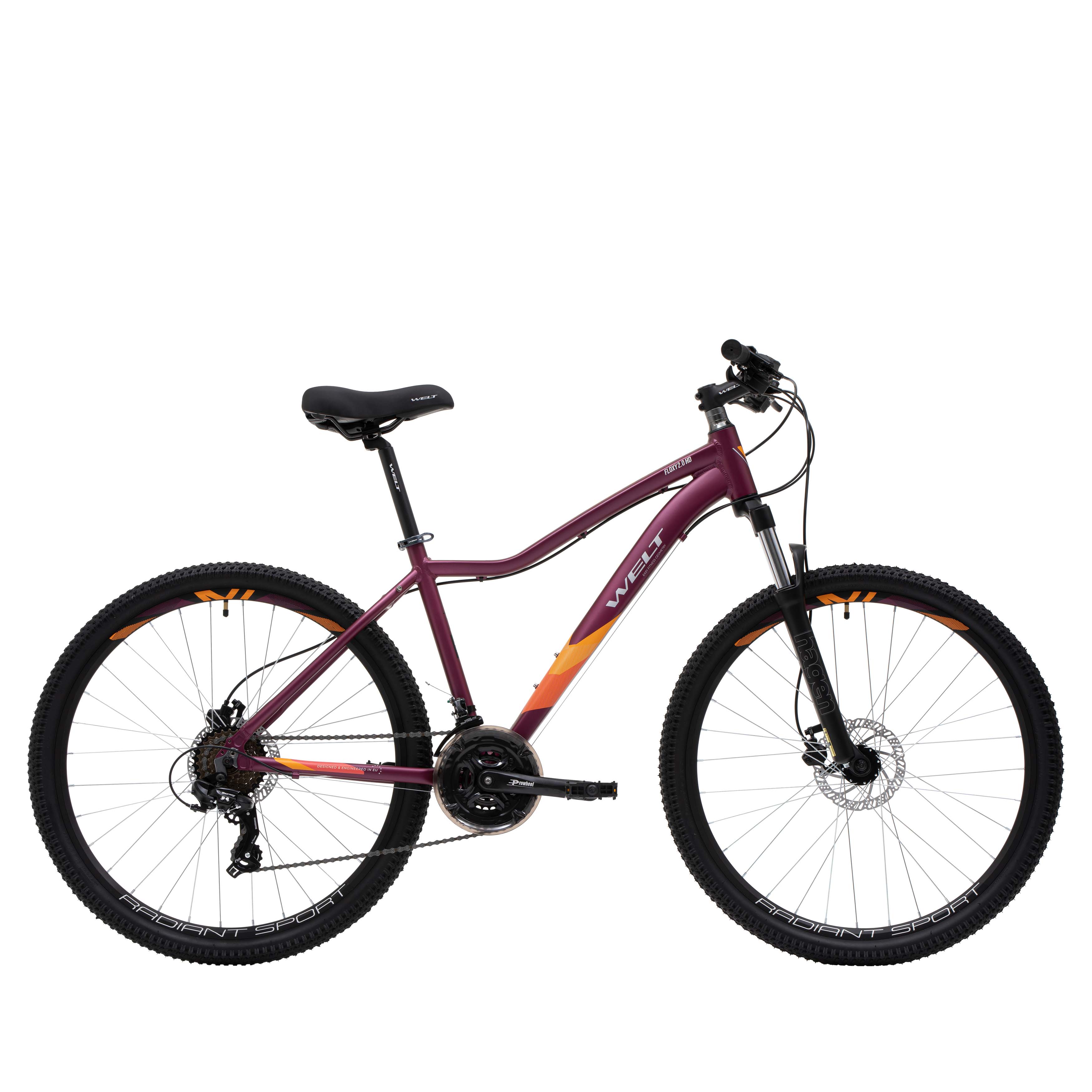 

Велосипед Welt Floxy 2.0 Hd 27 2024 Space Violet (Дюйм:17) 2024, Красный;оранжевый, Floxy 2.0 Hd 27