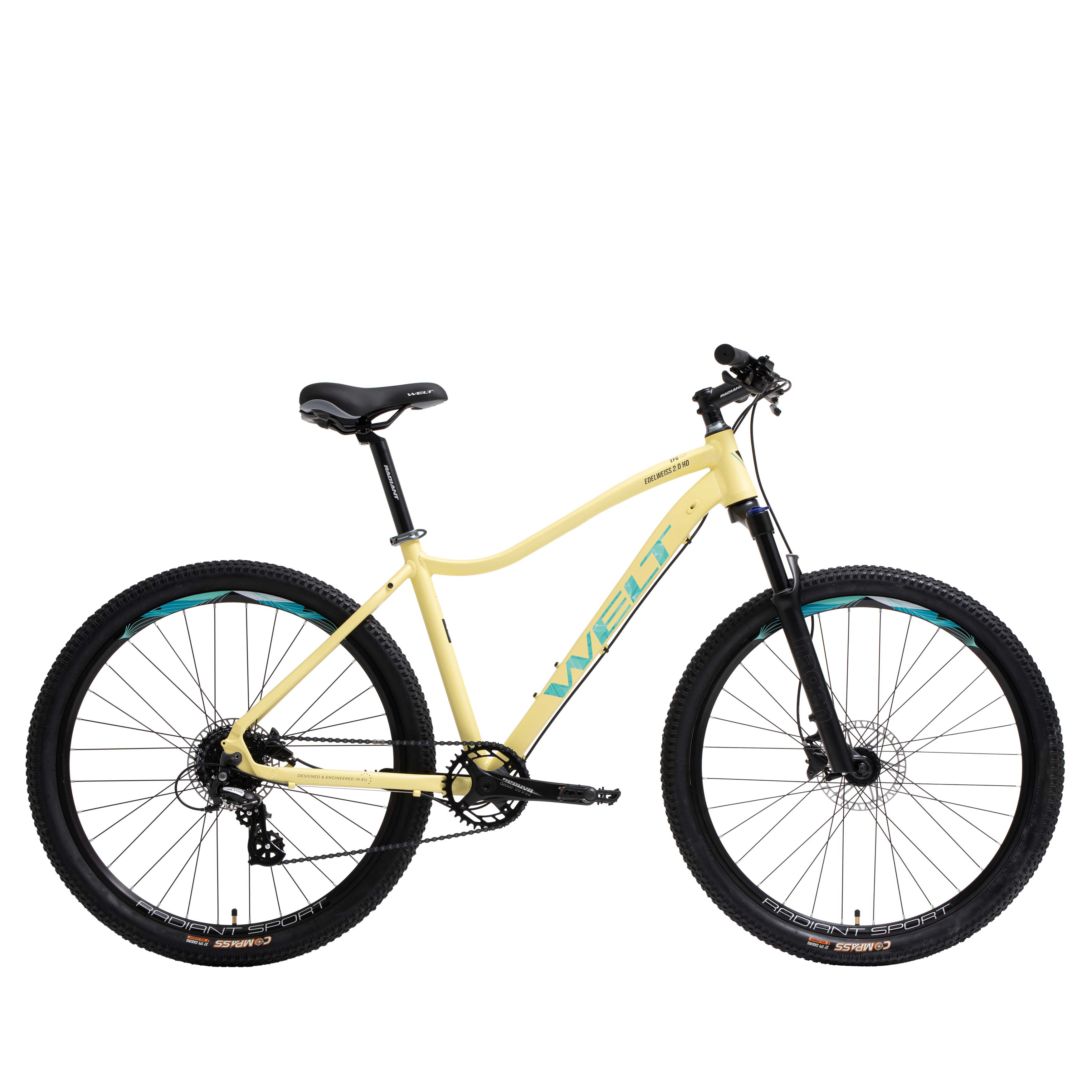 

Велосипед Welt Edelweiss 2.0 Hd 27 2024 Lemon Yellow (Дюйм:16) 2024, Желтый, Edelweiss 2.0 Hd 27