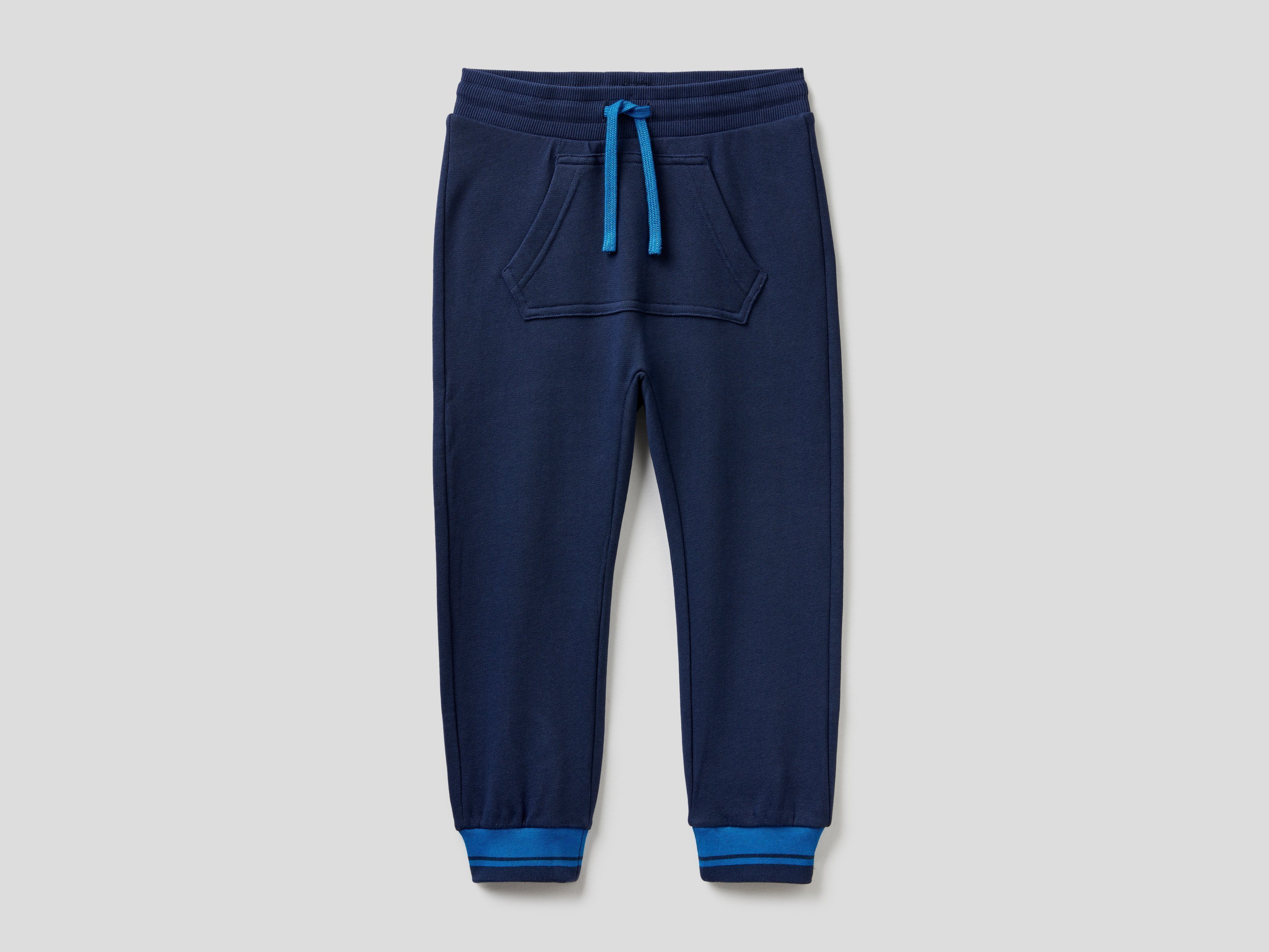 фото Брюки для мальчиков benetton цв. синий р.146 united colors of benetton