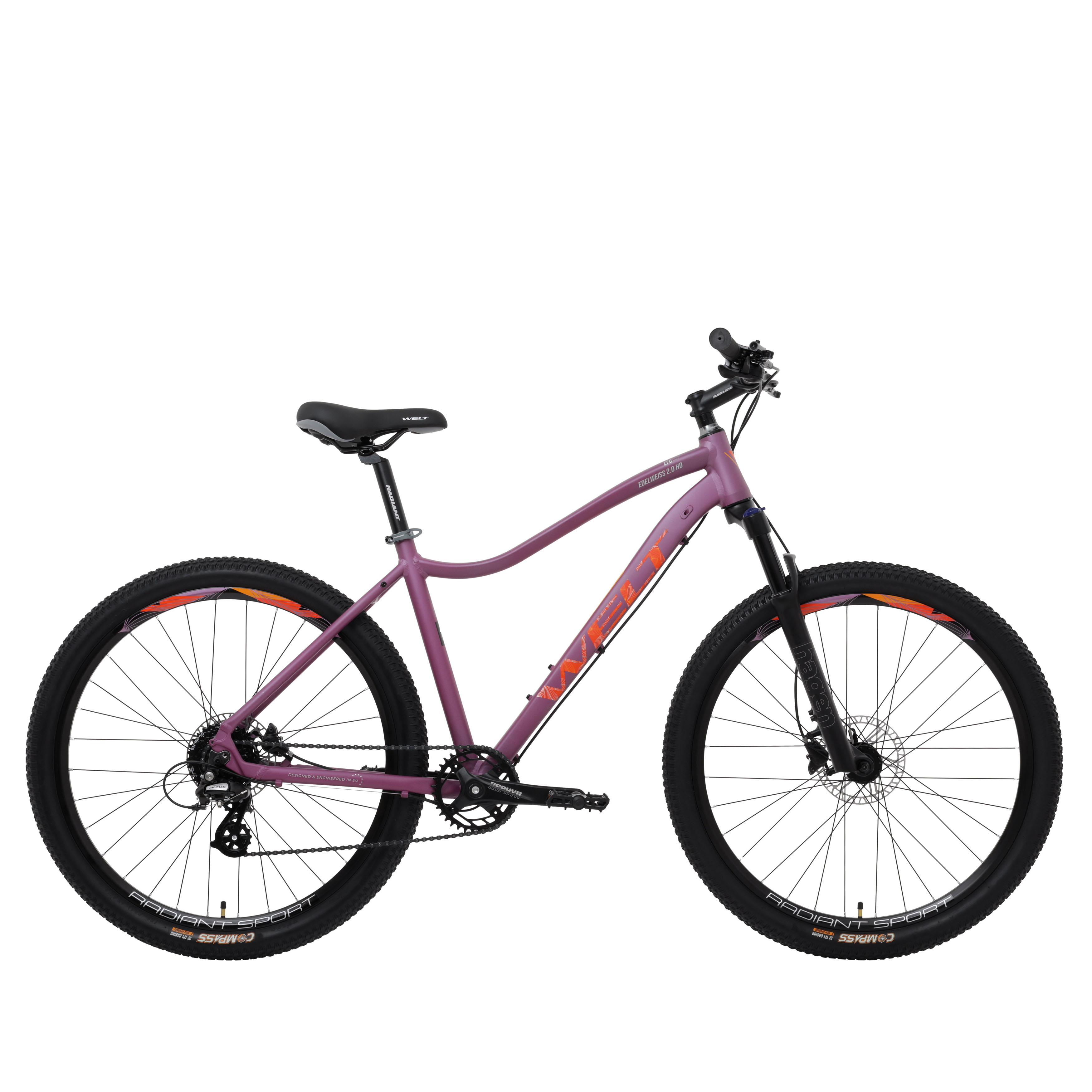 Велосипед Welt Edelweiss 2.0 Hd 27 2024 Violet (Дюйм:16) 2024