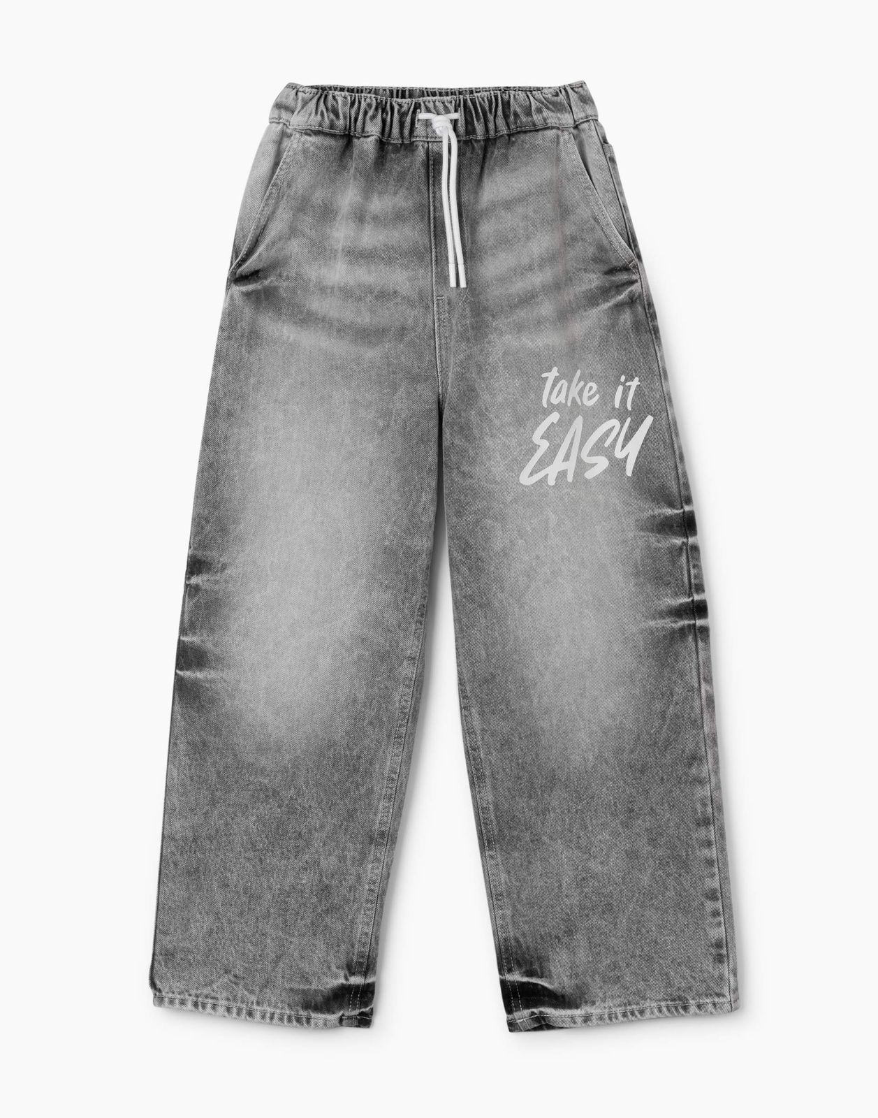 

Джинсы для мальчика Gloria Jeans BJN015927 серый /серый-айс/ 10-12л/152, BJN015927