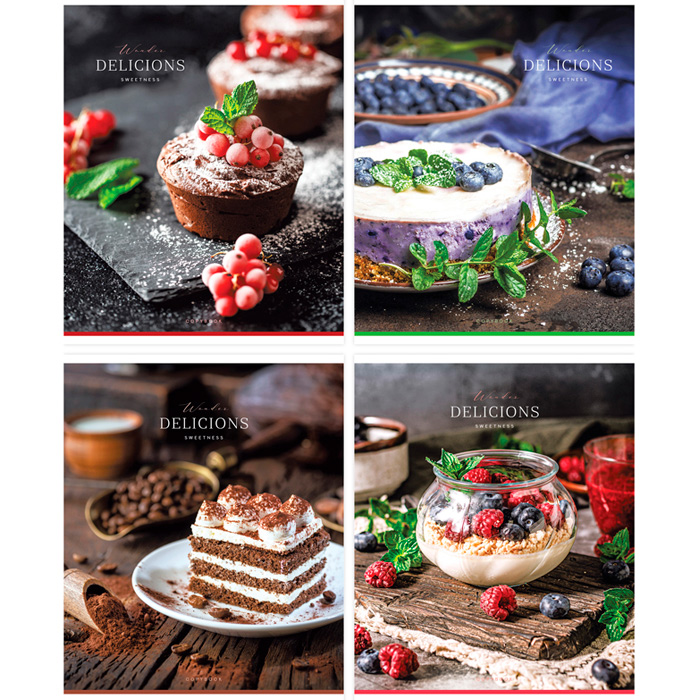 

Тетрадь 96л А5 клетка ArtSpace "Стиль Dessert" суперэконом 339943