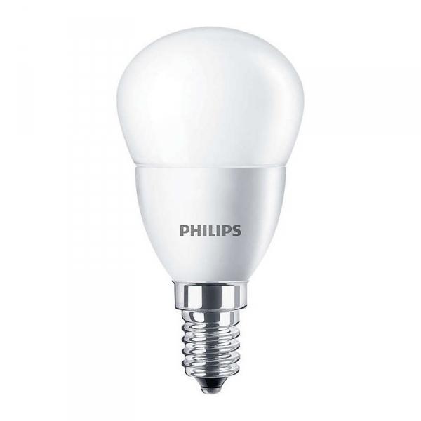 фото Лампа светодиодная philips led luster е14 6,5 вт теплый белый свет 2700к