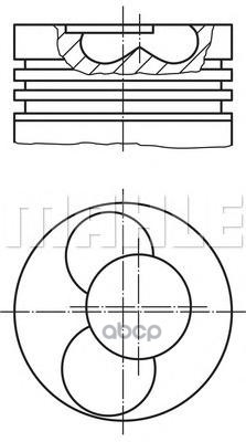

Поршень, Комплект Mahle/Knecht арт. 030 29 02