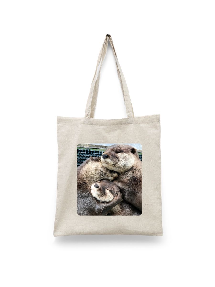 

Шоппер унисекс Каждому Своё Выдра/Otter JJVD7, белый, Выдра/Otter JJVD7