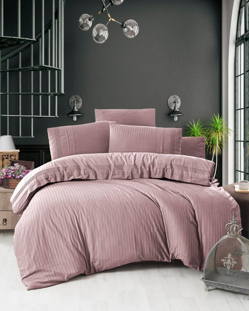 

Комплект постельного белья DO&CO "RANFORCE" жаккард 200*220 (50*70/4) GARSIA