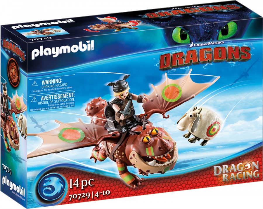 фото Конструктор playmobil гонки на драконах: рыбьеног и сарделька pm70729