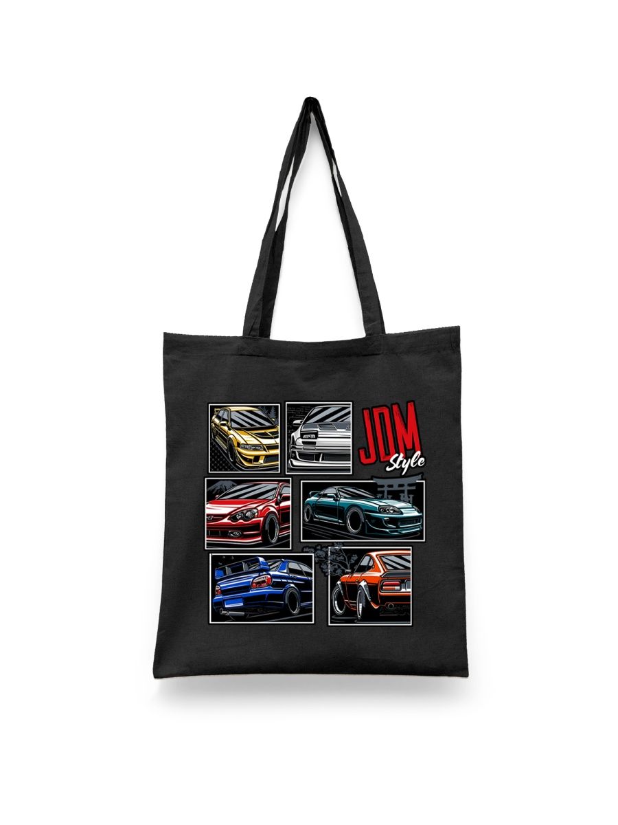 

Шоппер унисекс Каждому Своё JDM/Япония/Машины/Skyline AUJDM11, черный, JDM/Япония/Машины/Skyline AUJDM11