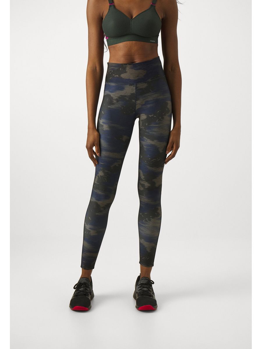 

Спортивные леггинсы женские Reebok RE541E1BA синие XL, Синий, RE541E1BA