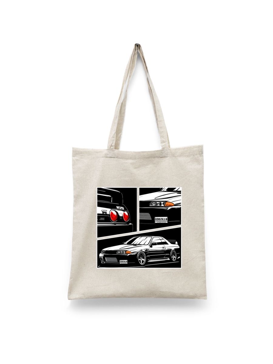 

Шоппер унисекс Каждому Своё JDM/Япония/Машины/Skyline AUJDM15, белый, JDM/Япония/Машины/Skyline AUJDM15