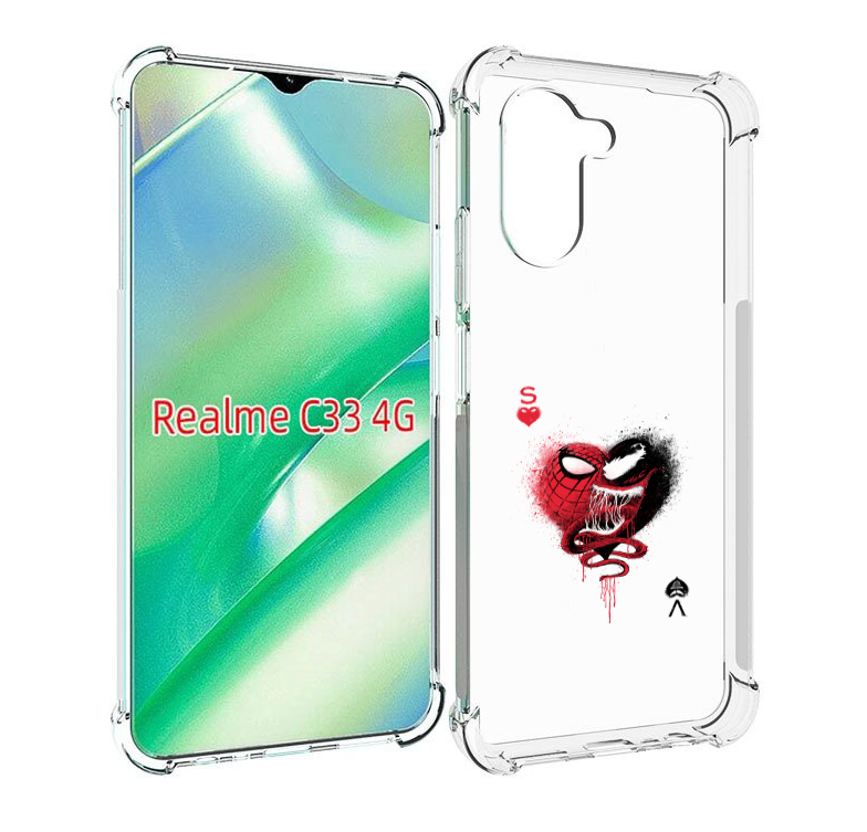 

Чехол MyPads Веном для Realme C33 4G, Прозрачный, Tocco