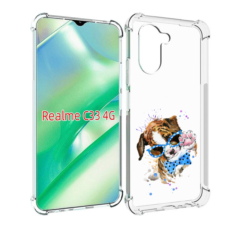 

Чехол MyPads лапочка для Realme C33 4G, Прозрачный, Tocco