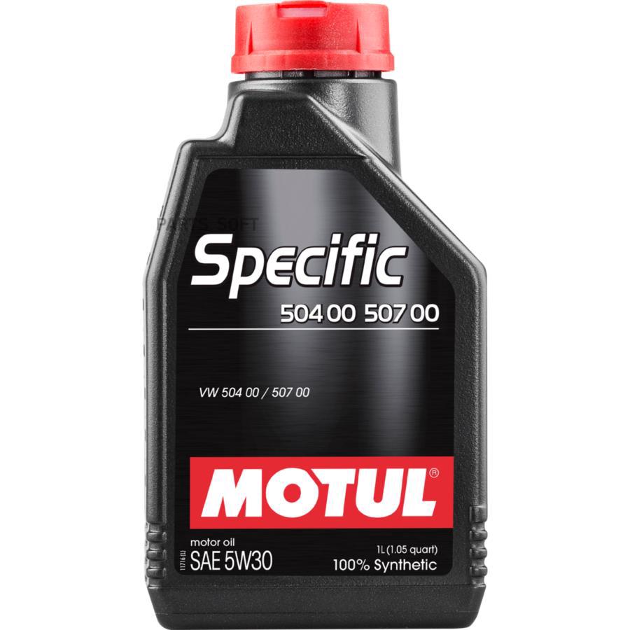 

Моторное масло Motul синтетическое SPECIFIC 504.00/507.00 C3 5W30 1л