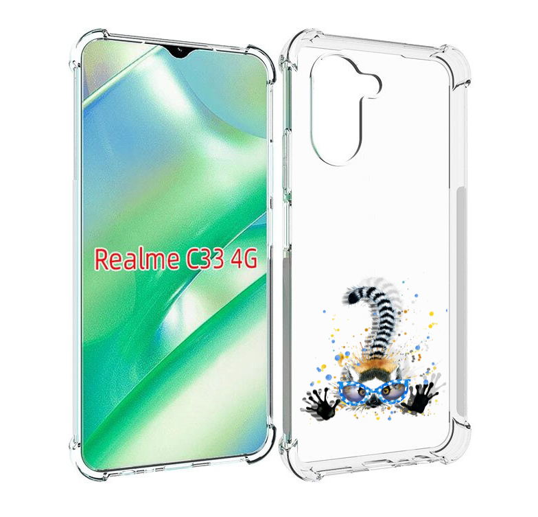 

Чехол MyPads лямур для Realme C33 4G, Прозрачный, Tocco