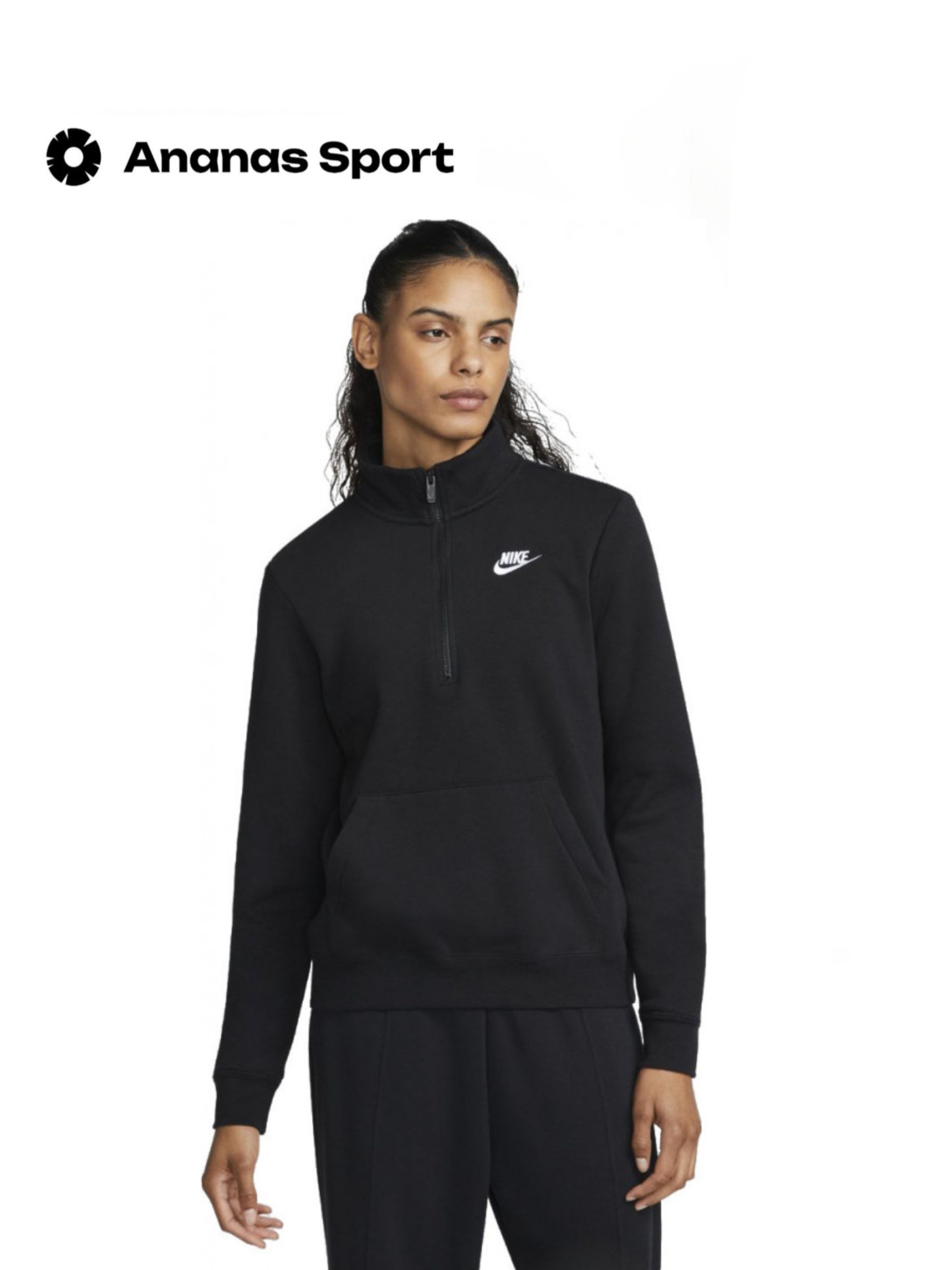 

Толстовка женская Nike DQ5838-010 черная XL, Черный, DQ5838-010