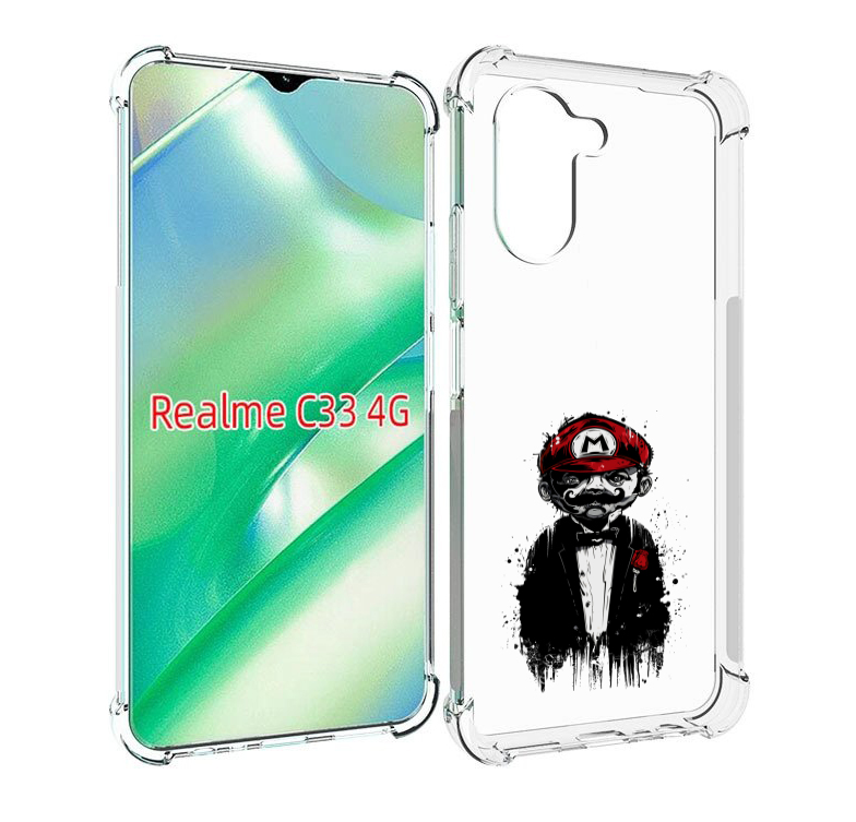 

Чехол MyPads марио для Realme C33 4G, Прозрачный, Tocco