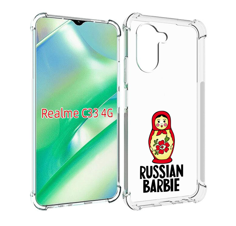 

Чехол MyPads матрешка для Realme C33 4G, Прозрачный, Tocco