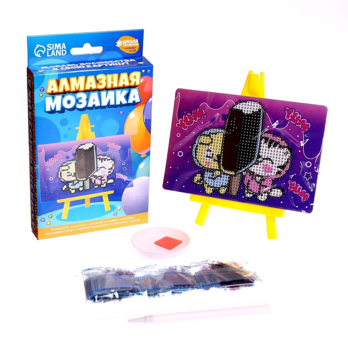 

Алмазная мозаика для детей Yum! 10х15 см