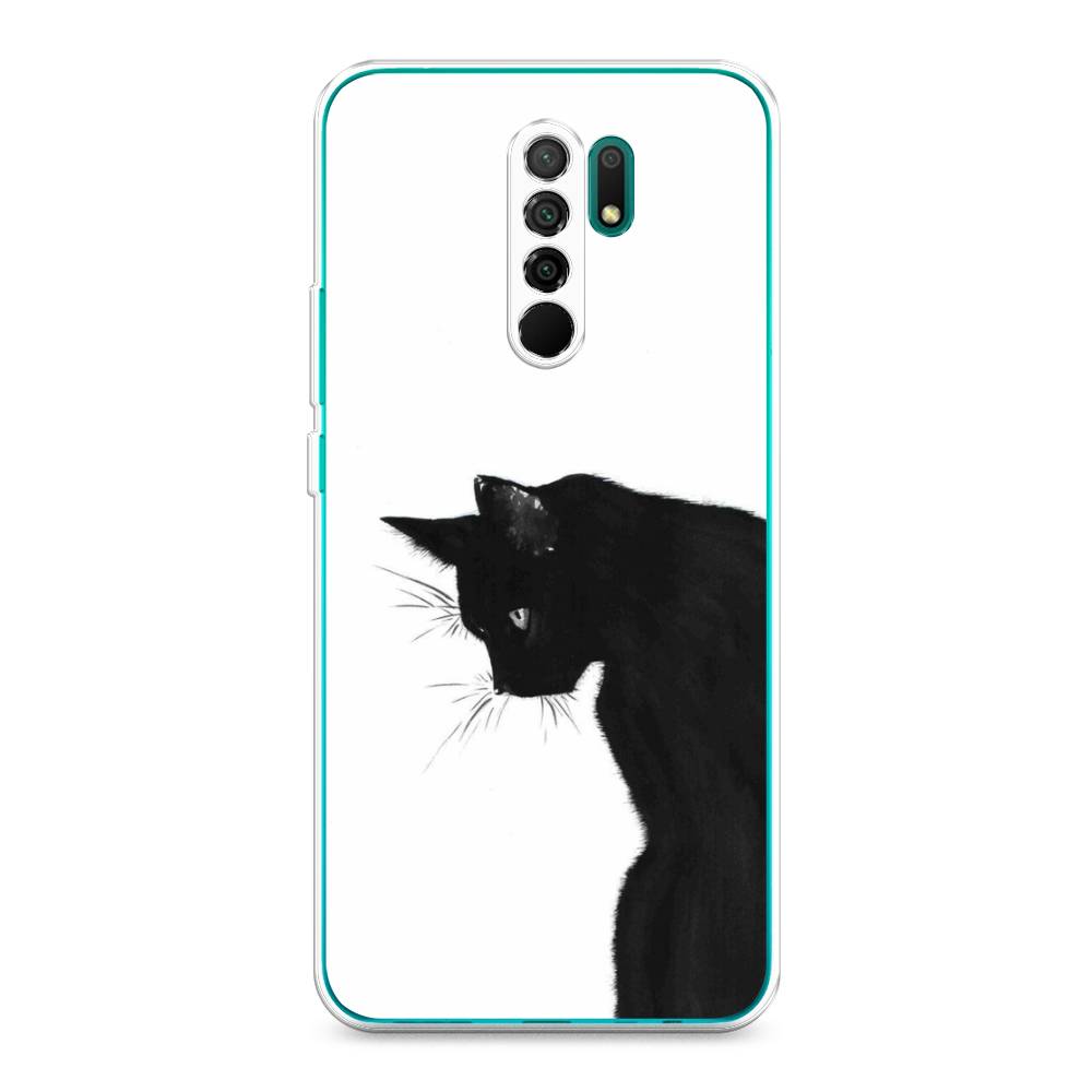 фото Чехол awog "black cat" для xiaomi redmi 9