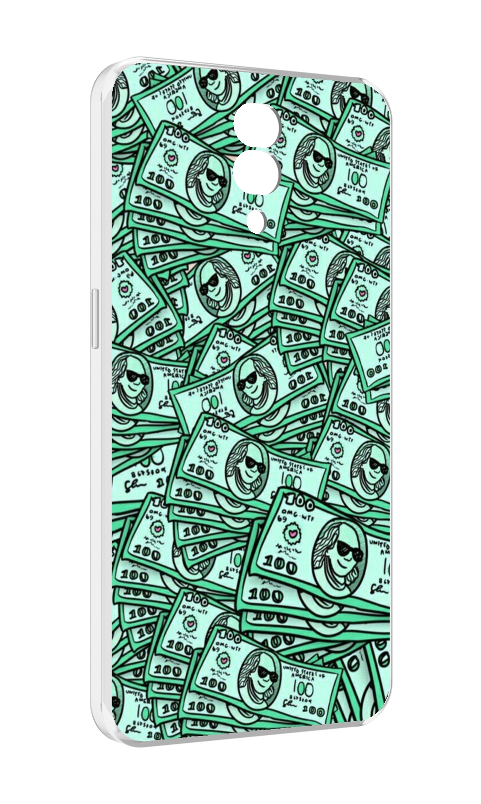 

Чехол MyPads доллары картинка для Blackview BV7200, Прозрачный, Tocco