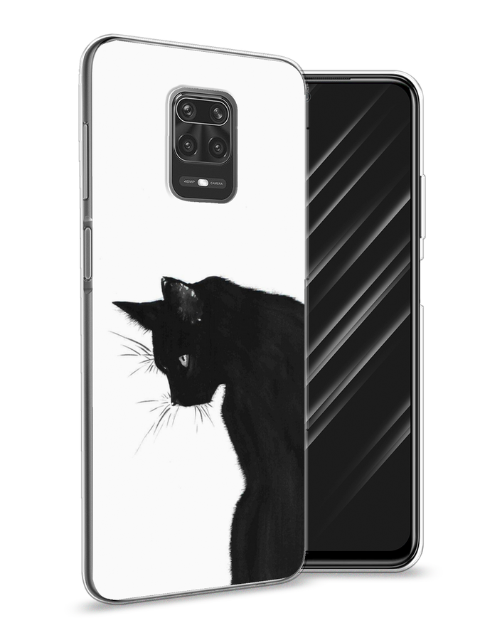 

Чехол Awog на Xiaomi Redmi Note 9S "Black cat", Черный;белый, 37950-1