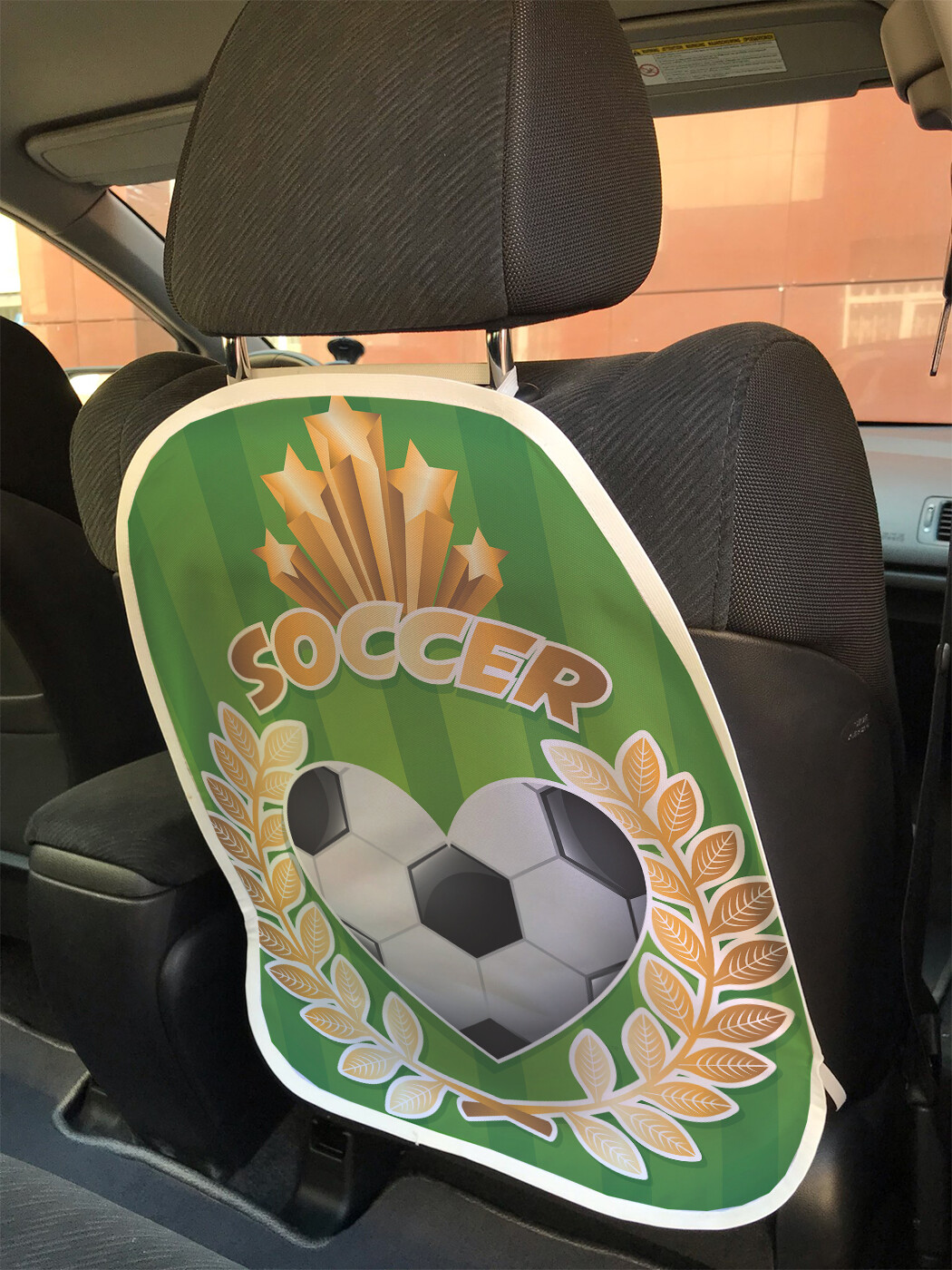 фото Накидка на спинку сиденья joyarty люблю футбол, 45х62