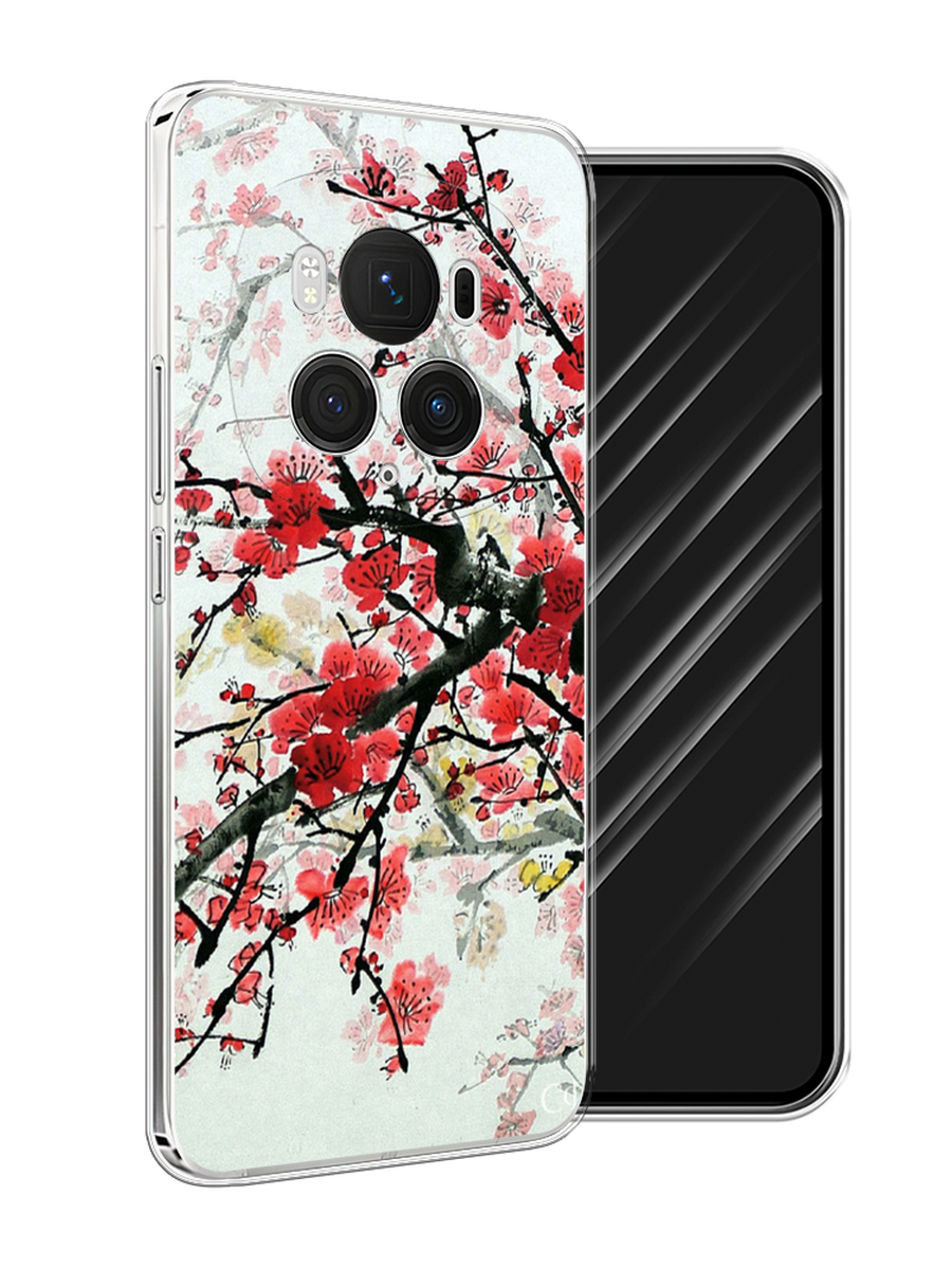 

Чехол Awog на Honor Magic 6 Pro "Сакура", Розовый;черный, 6123750-1
