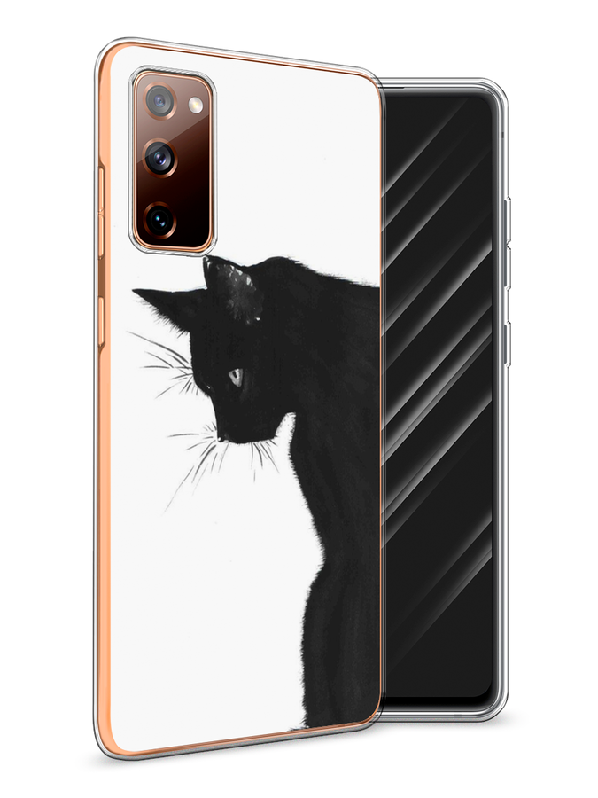 

Чехол Awog на Samsung Galaxy S20 FE / Самсунг S20 FE "Black cat", Черный;белый, 2101350-1