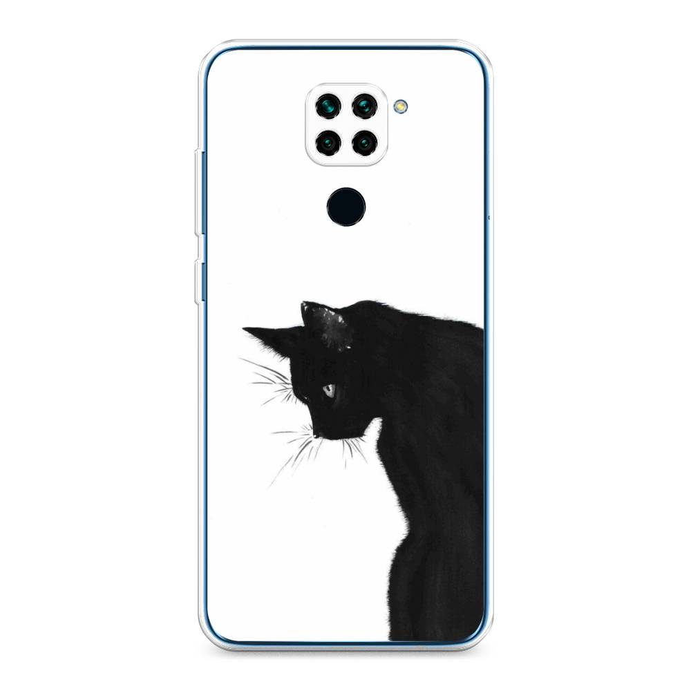 фото Чехол awog "black cat" для xiaomi redmi note 9