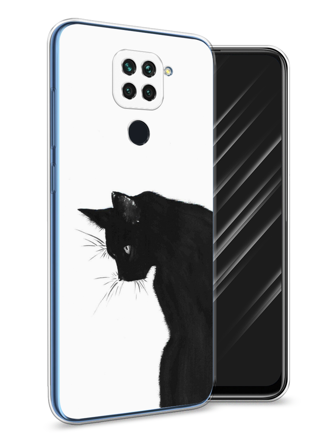 

Чехол Awog на Xiaomi Redmi Note 9 "Black cat", Черный;белый, 38150-1