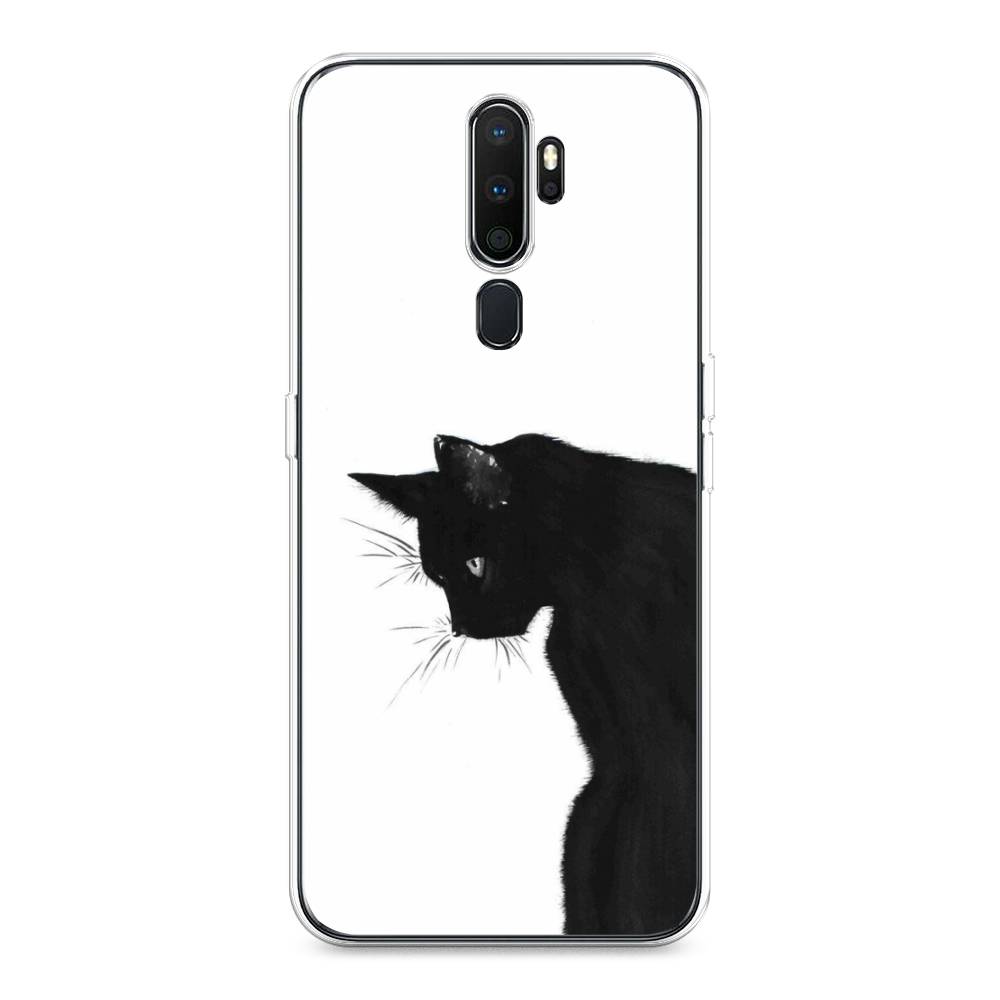 

Чехол Awog на Oppo A5 (2020) "Black cat", Черный;белый, 251350-1