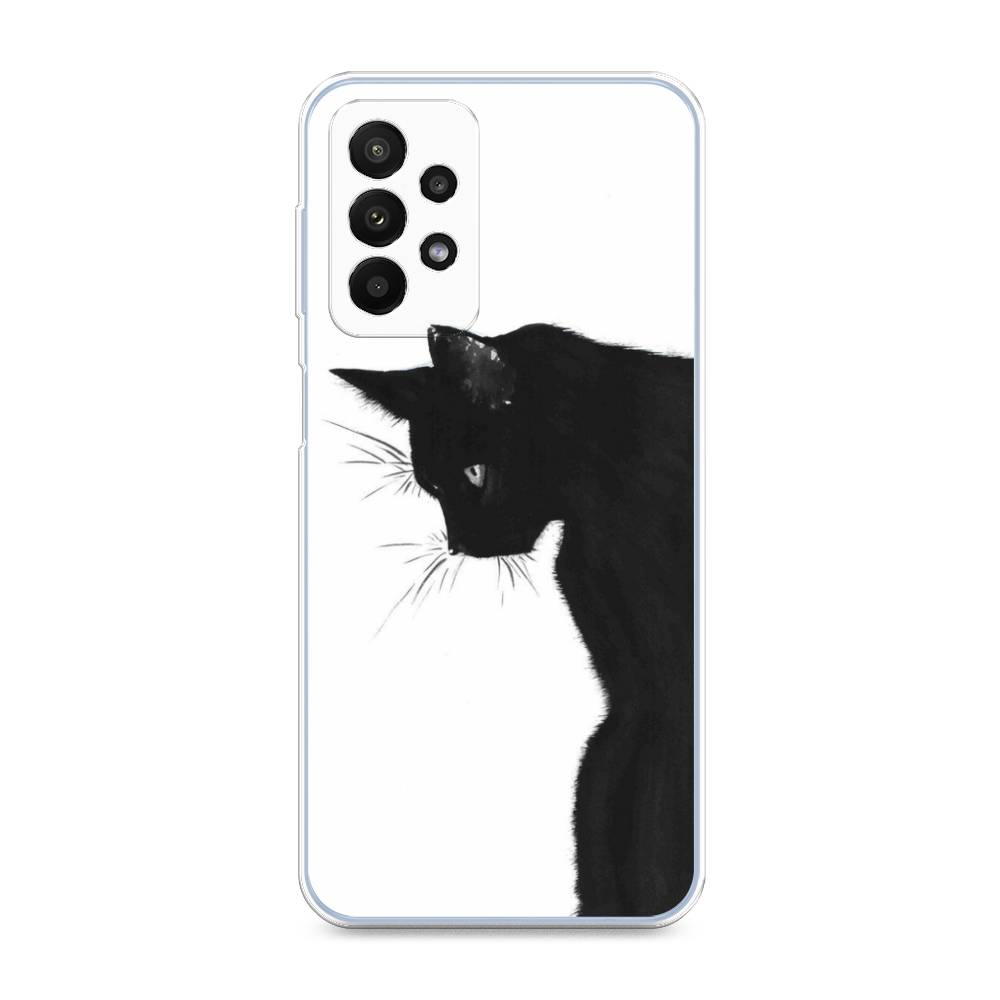 

Чехол Awog на Samsung Galaxy A23 / Самсунг A23 "Black cat", Черный;белый, 2105050-1