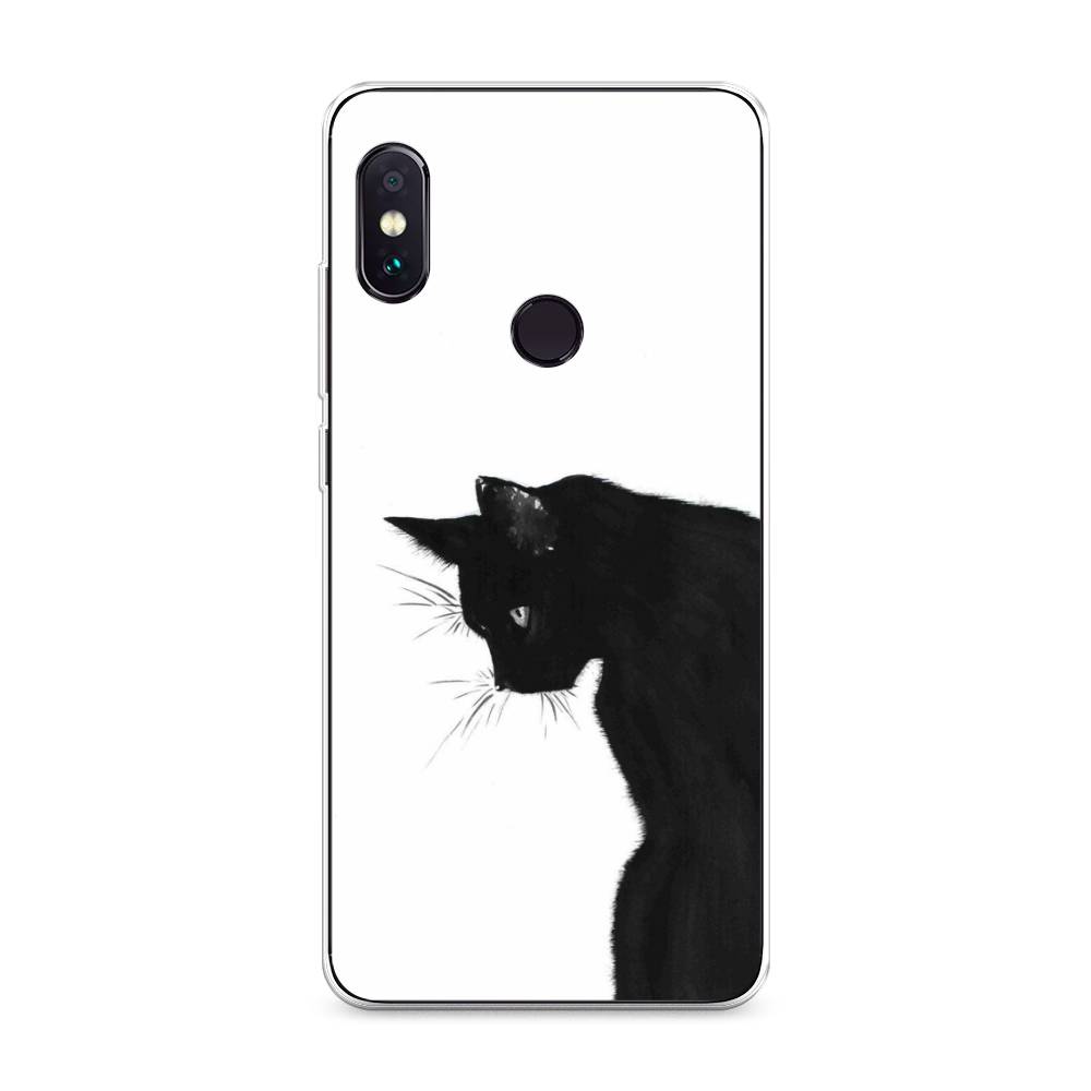 

Чехол Awog на Xiaomi Redmi Note 5/Note 5 Pro "Black cat", Черный;белый, 32750-1