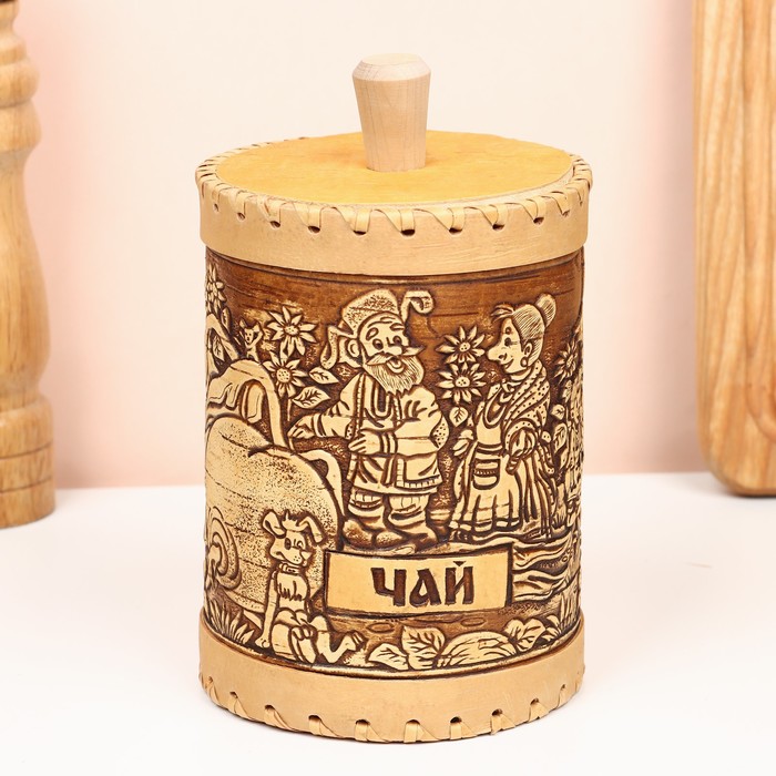 

Туес 10382672 Деревня, чай, 10 х 10 х 14 см