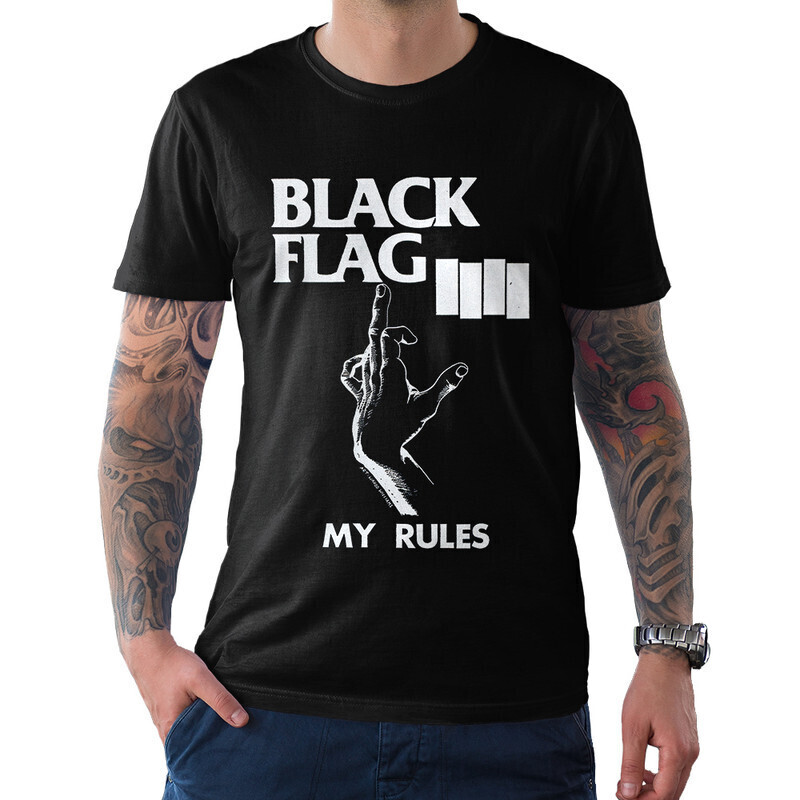 

Футболка мужская Dream Shirts Black Flag 1000506222 черная M, Black Flag 1000506222