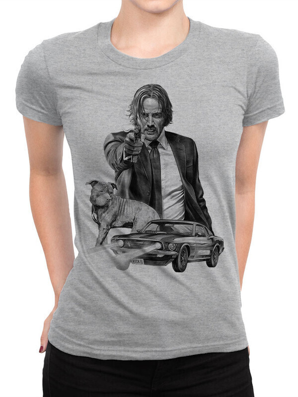 

Футболка женская Dream Shirts Киану Ривз - Джон Уик Женская 50008921 серая S, Киану Ривз - Джон Уик Женская 50008921